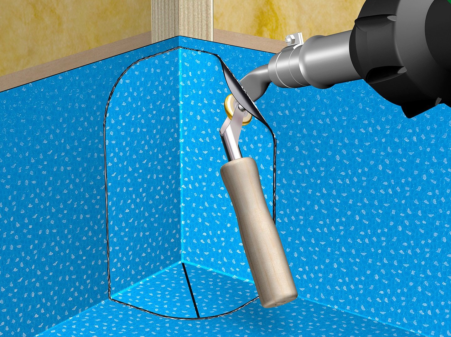 Litex innvendig hjørne for nedstøpt membran