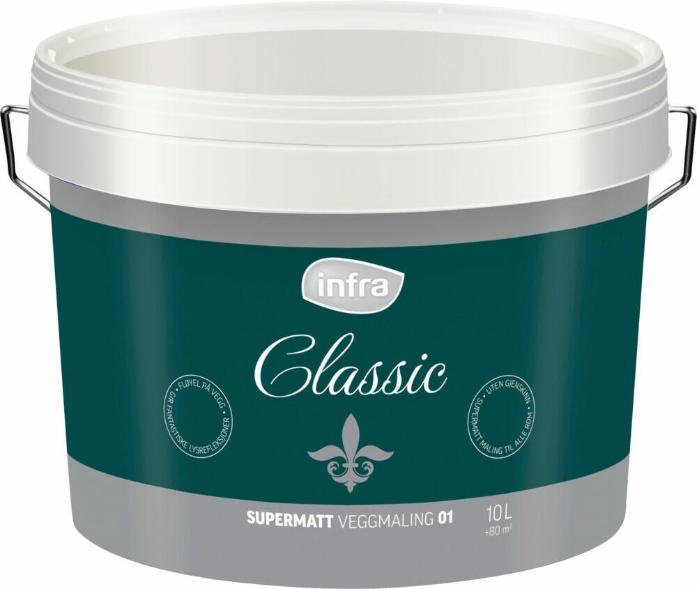 Infra Classic 01/helmatt interiørmaling