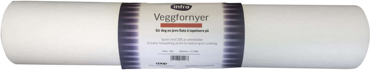 Infra ugrunnet veggfornyer