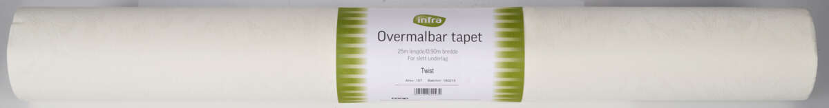 Infra Twist overmalbar tapet