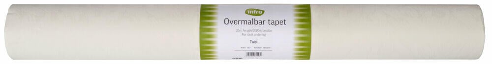 Infra Twist overmalbar tapet