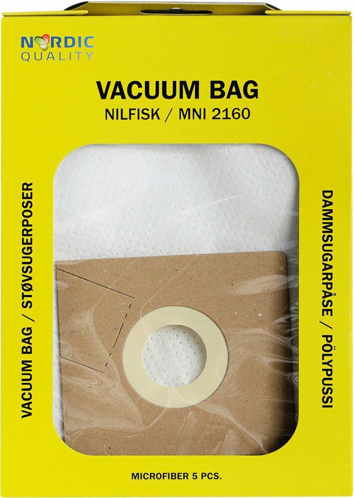 MNI 2160 støvsugerposer 5pk