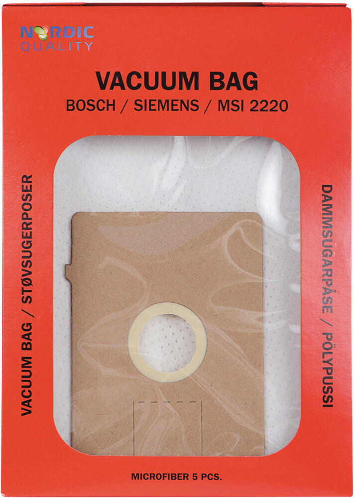 MSI 2220 støvsugerposer 5pk