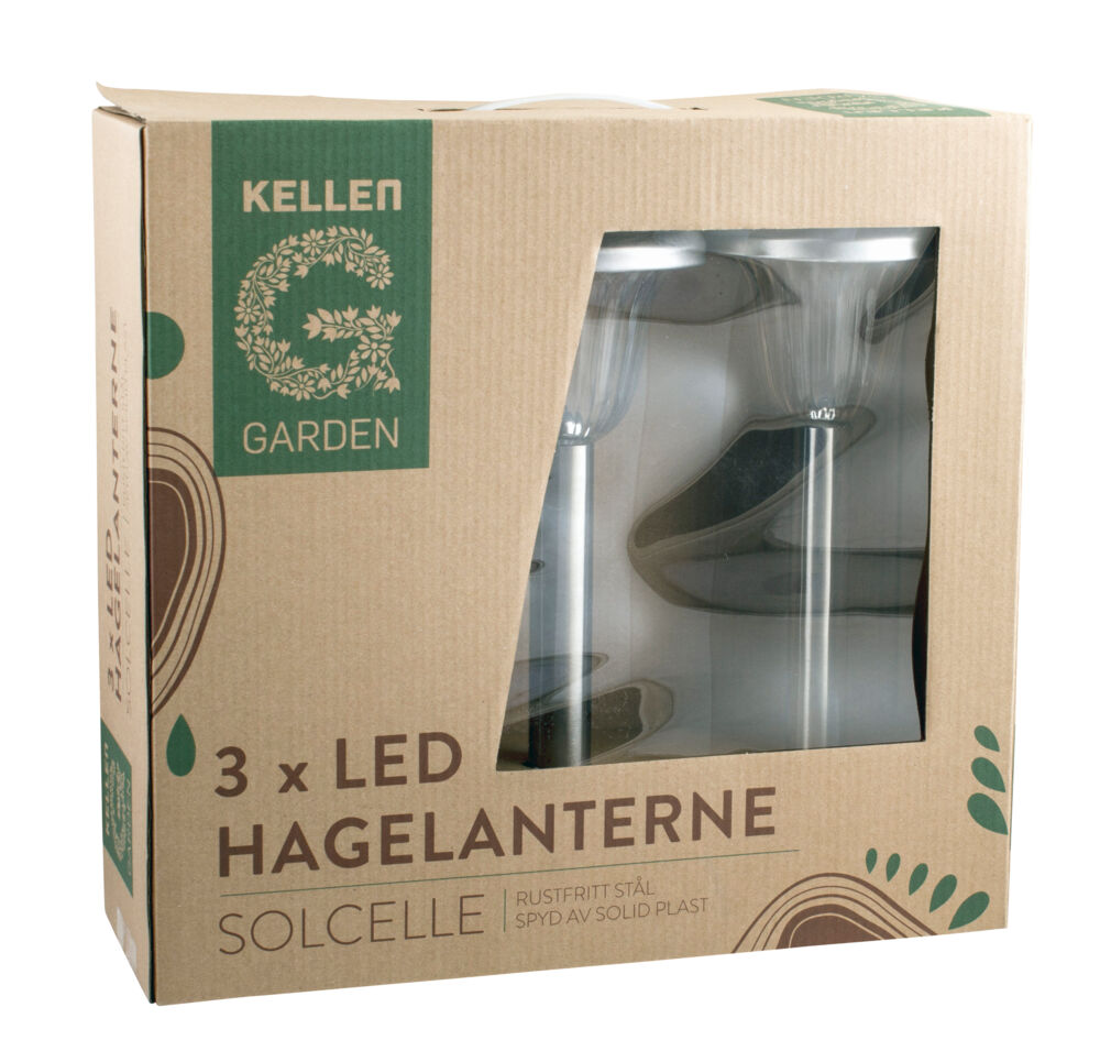 Kellen Garden hagelanterne 3-pk.