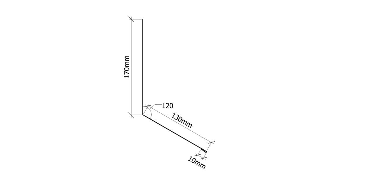Verform 120° overgangsbeslag