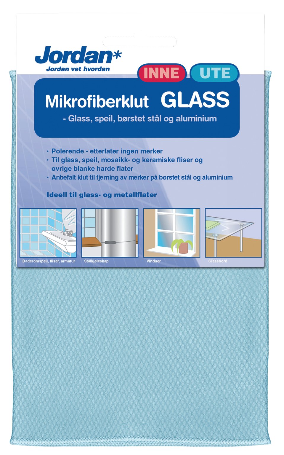 Jordan Mikrofiberklut glass