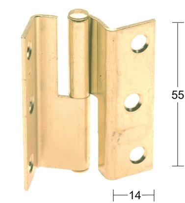 Overfallshengsel 5006 Høyre