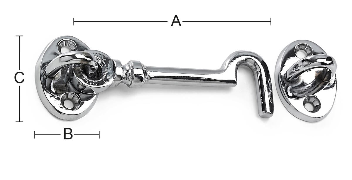 Kabinkrok 7405-72 Krom