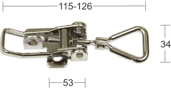 Kassestrammer 5 m/hake
