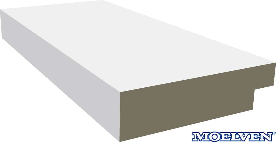 18x45 Dørsett utforing malt