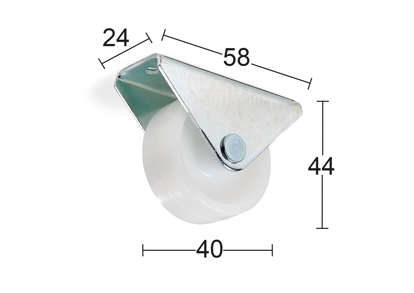 Habo 41 møbelhjul