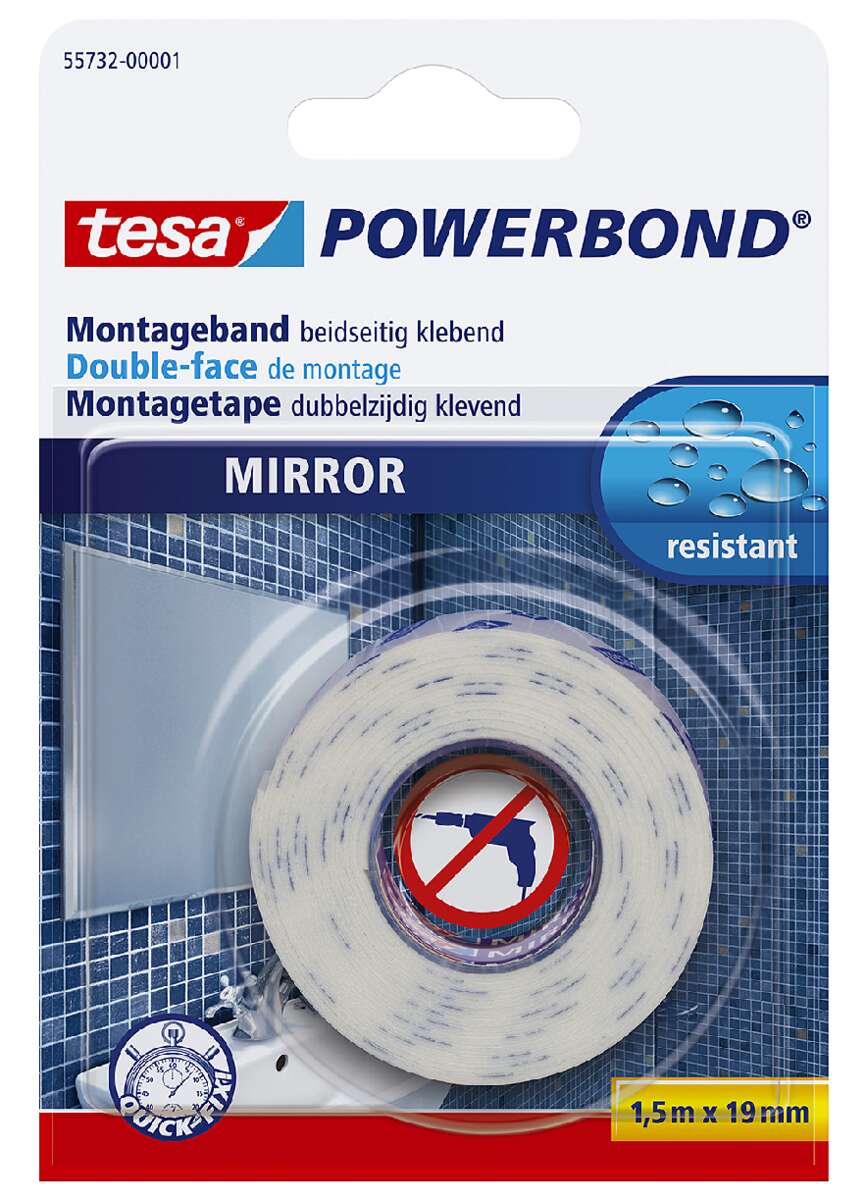 Tesa Powerbond dobbelklebende monteringstape
