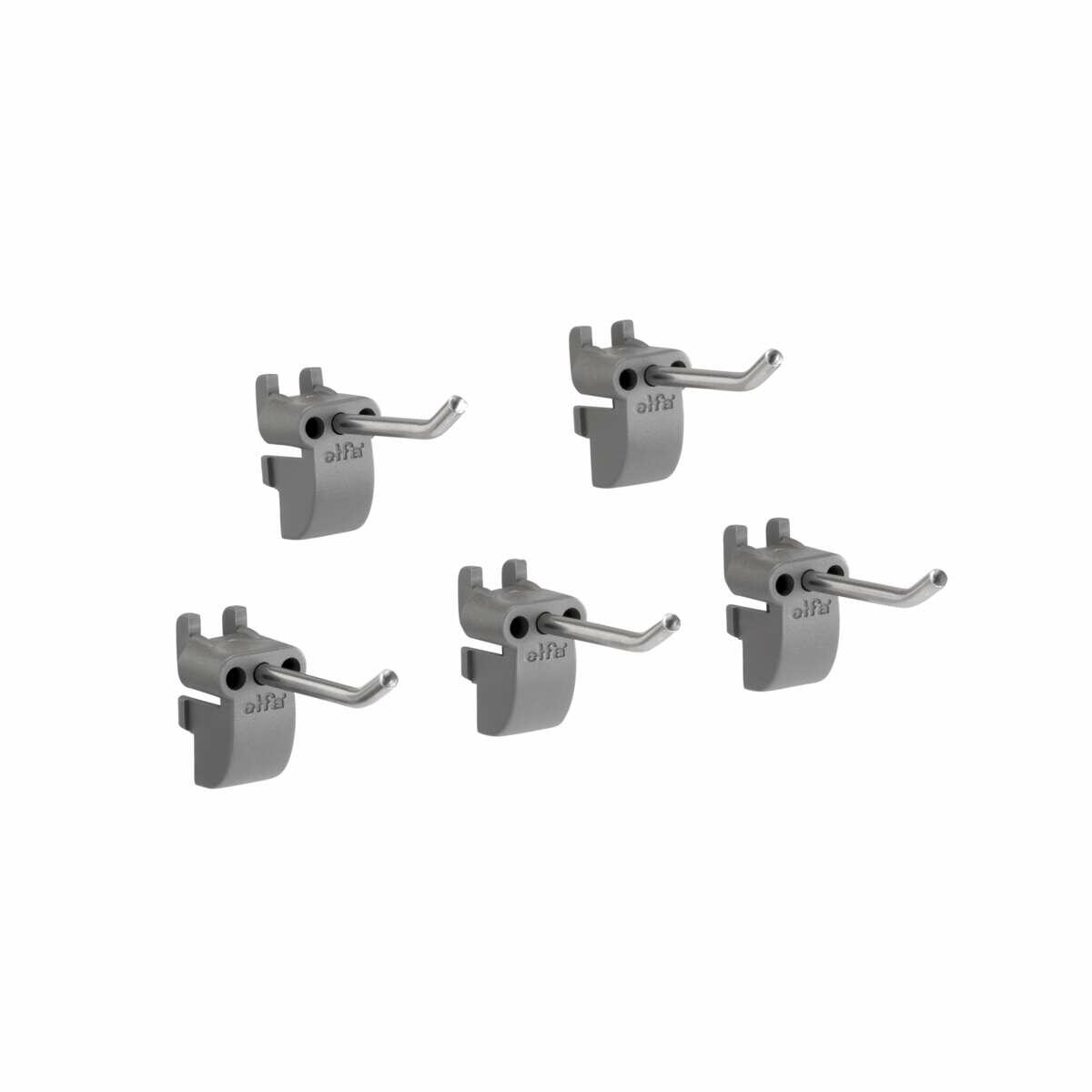 Elfa verktøykrok 5-pk
