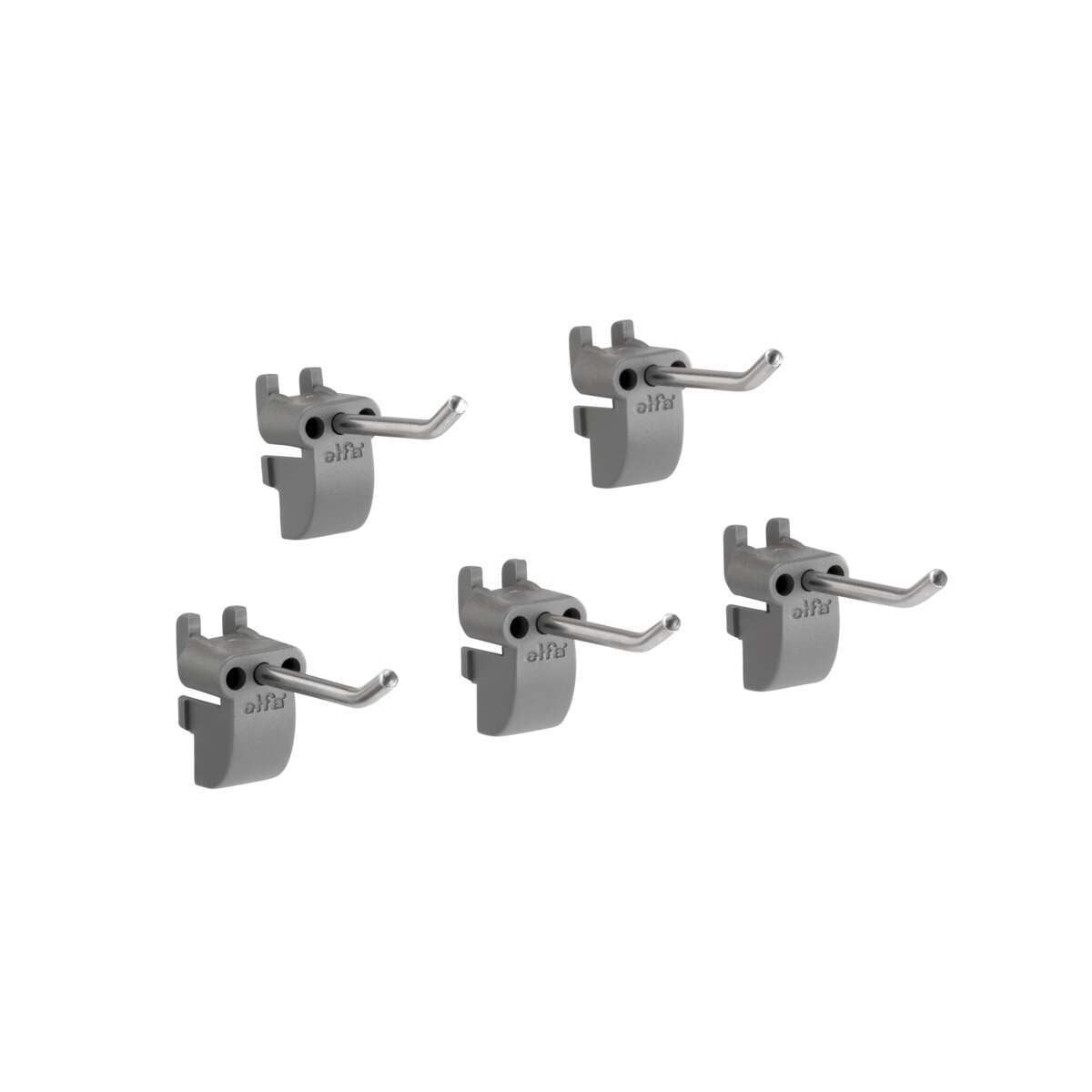 Elfa verktøykrok 5-pk