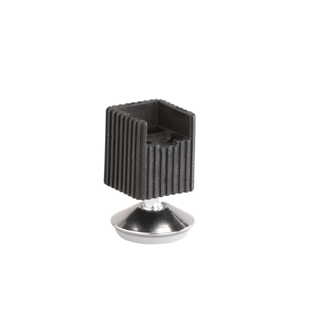 Elfa sort justerbare stativføtter 4-pk