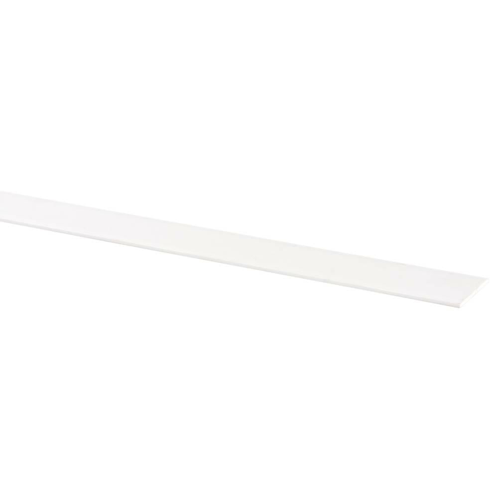 Dekklist 02x030x2600mm, PVC hvit