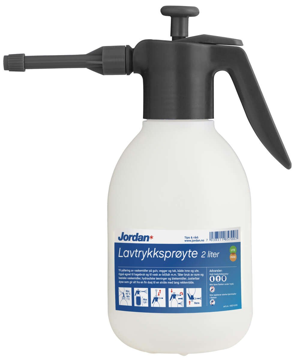 Jordan lavtrykksprøyte 2 liter
