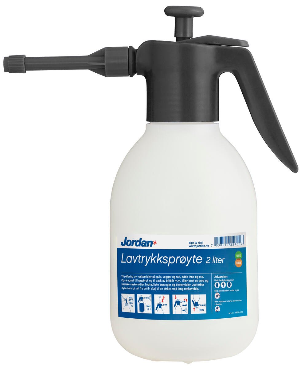 Jordan lavtrykksprøyte 2 liter