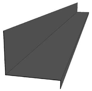 Verform 125 mm svart terrassebeslag