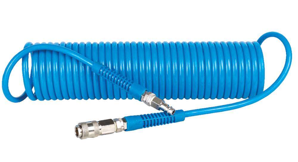 Spiraltrykkluftslange for kompressor