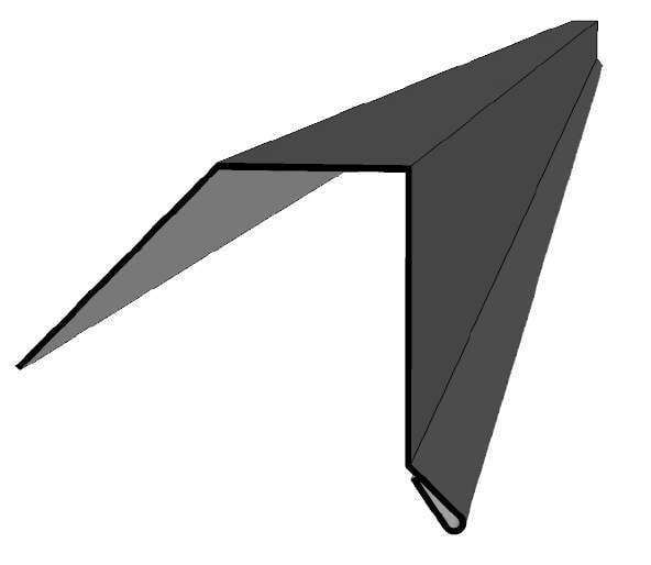 Verform Vindskibeslag shingel sort