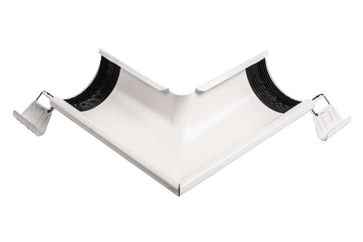 Isola vinkel utvendig m/skjøt 125 mm