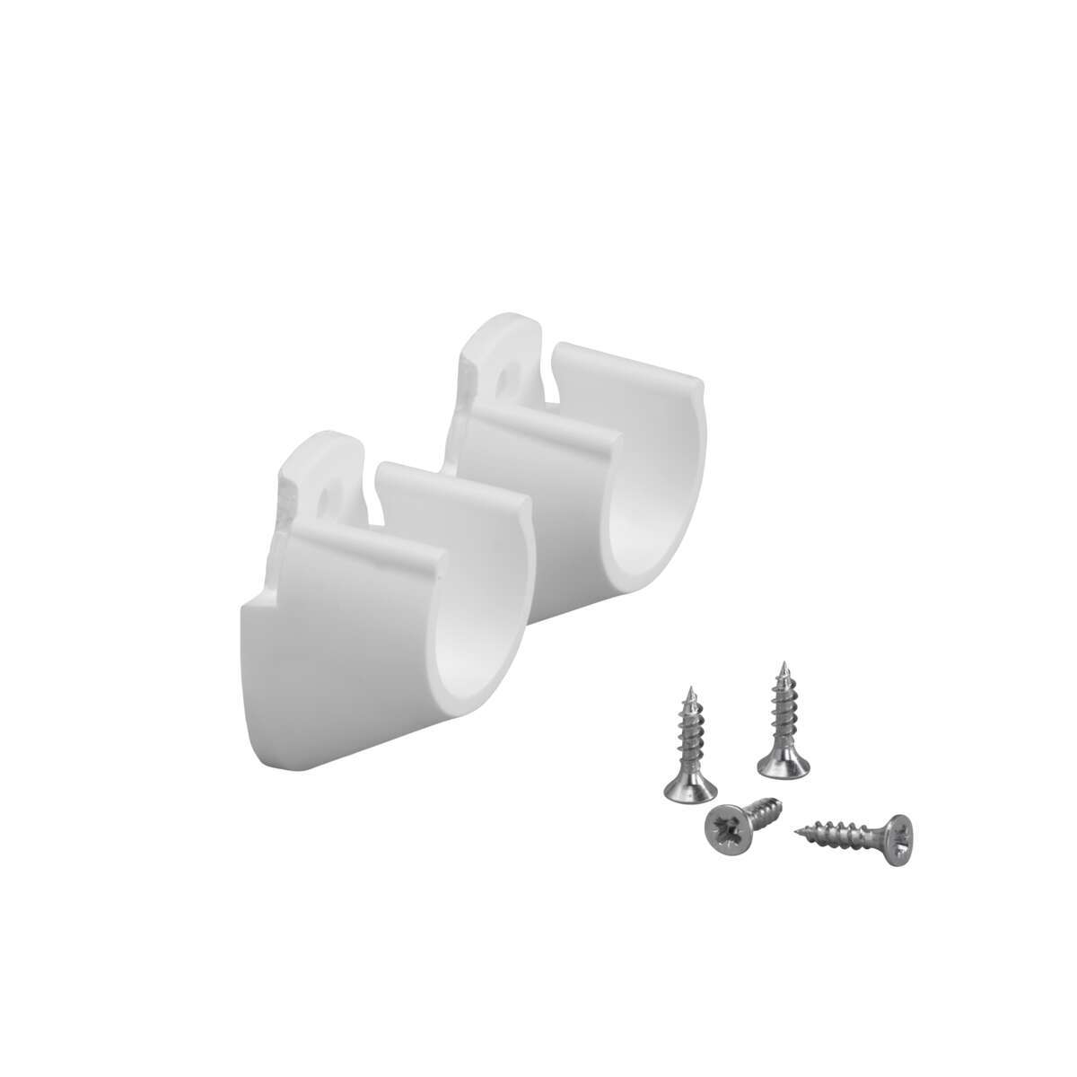 Elfa veggfeste garderobestangholder 2-pk