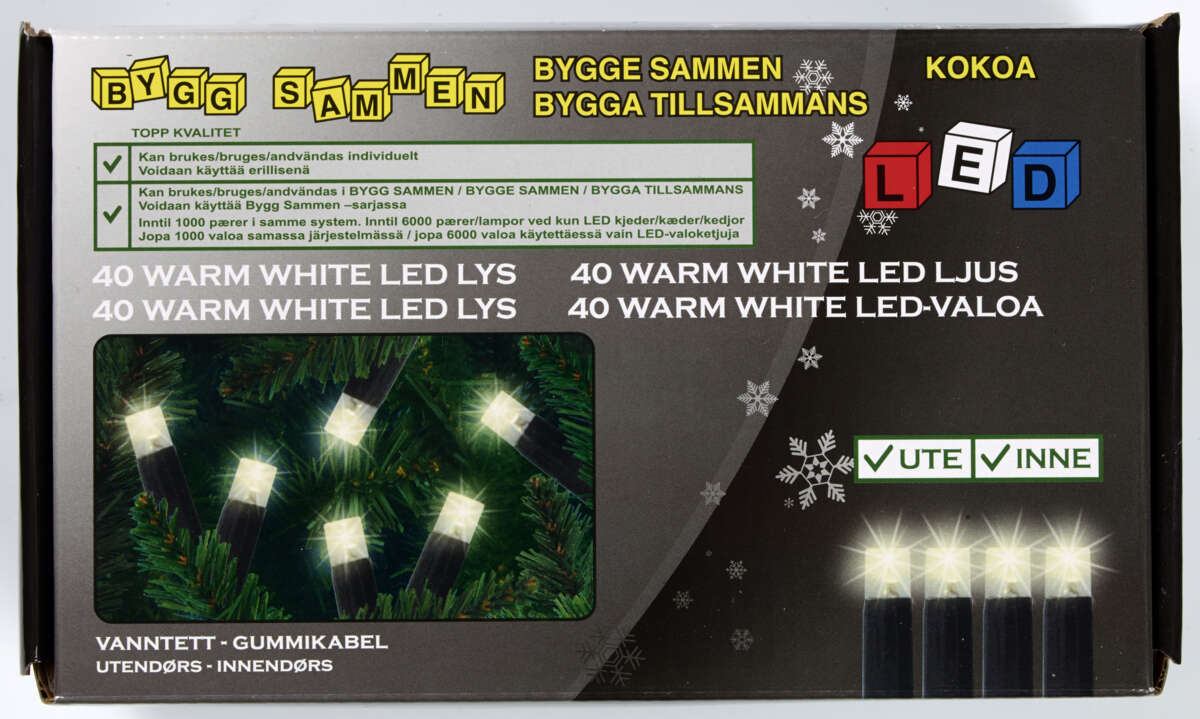 Bygg Sammen 80 LED lysslynge