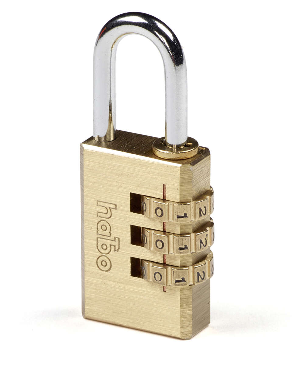 Habo 203-28 hengelås med kode