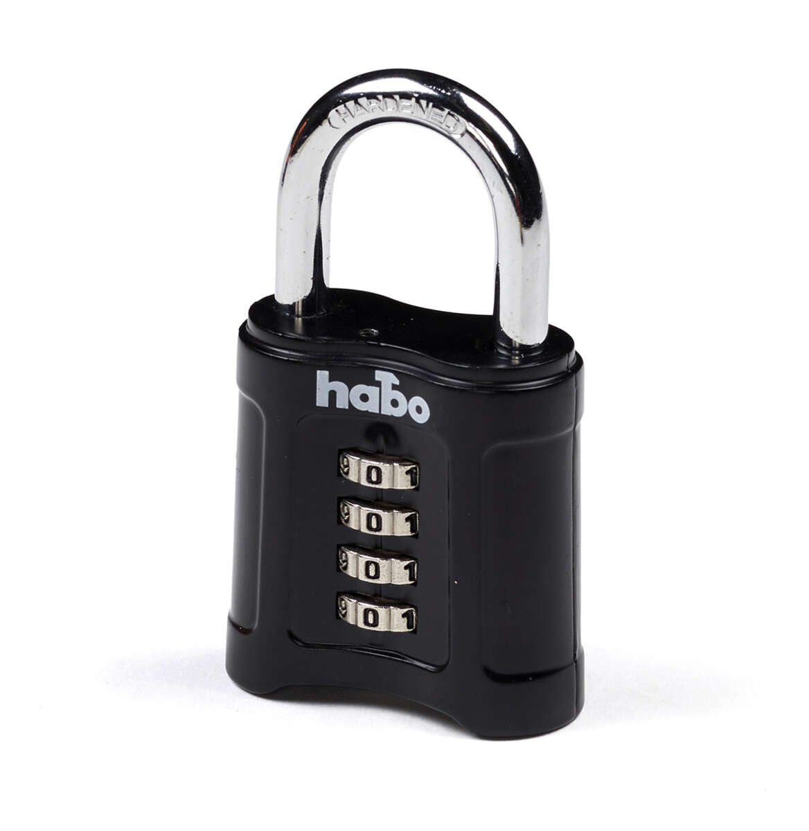 Habo Hengelås med Kode 203-55 Sort Sink