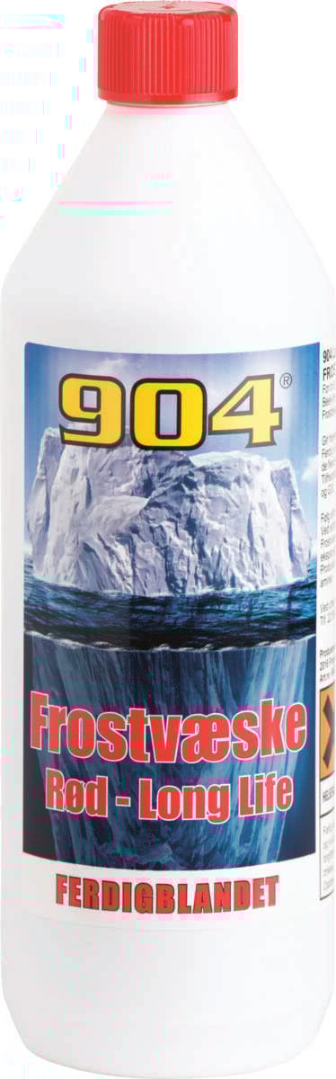 904 Rød ferdigblandet frostvæske