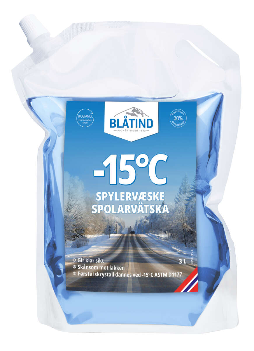 Blåtind spylervæske -15C
