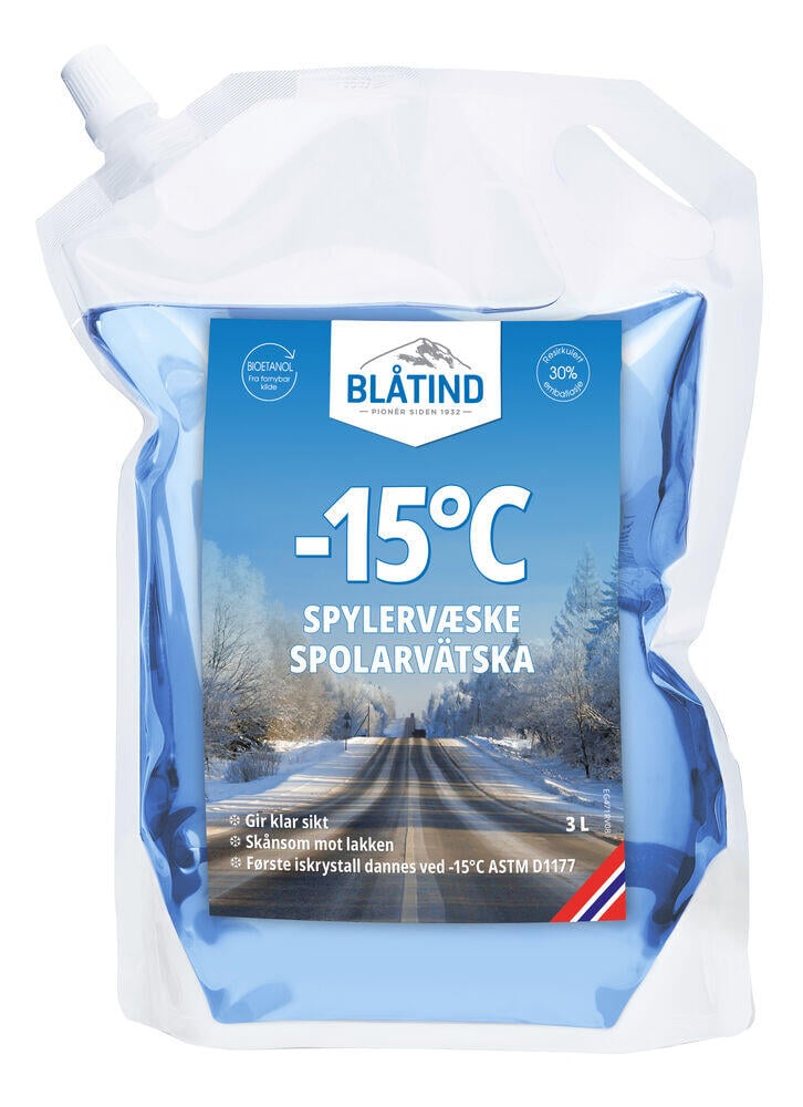 Blåtind spylervæske -15C