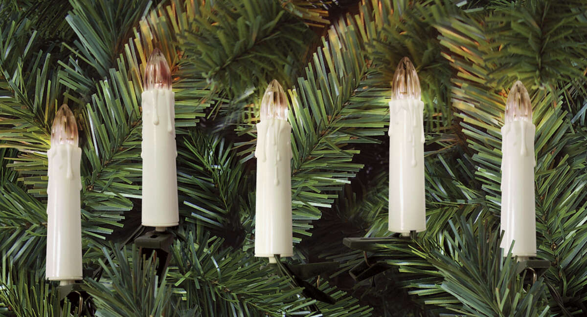 Juletrelys innendørs