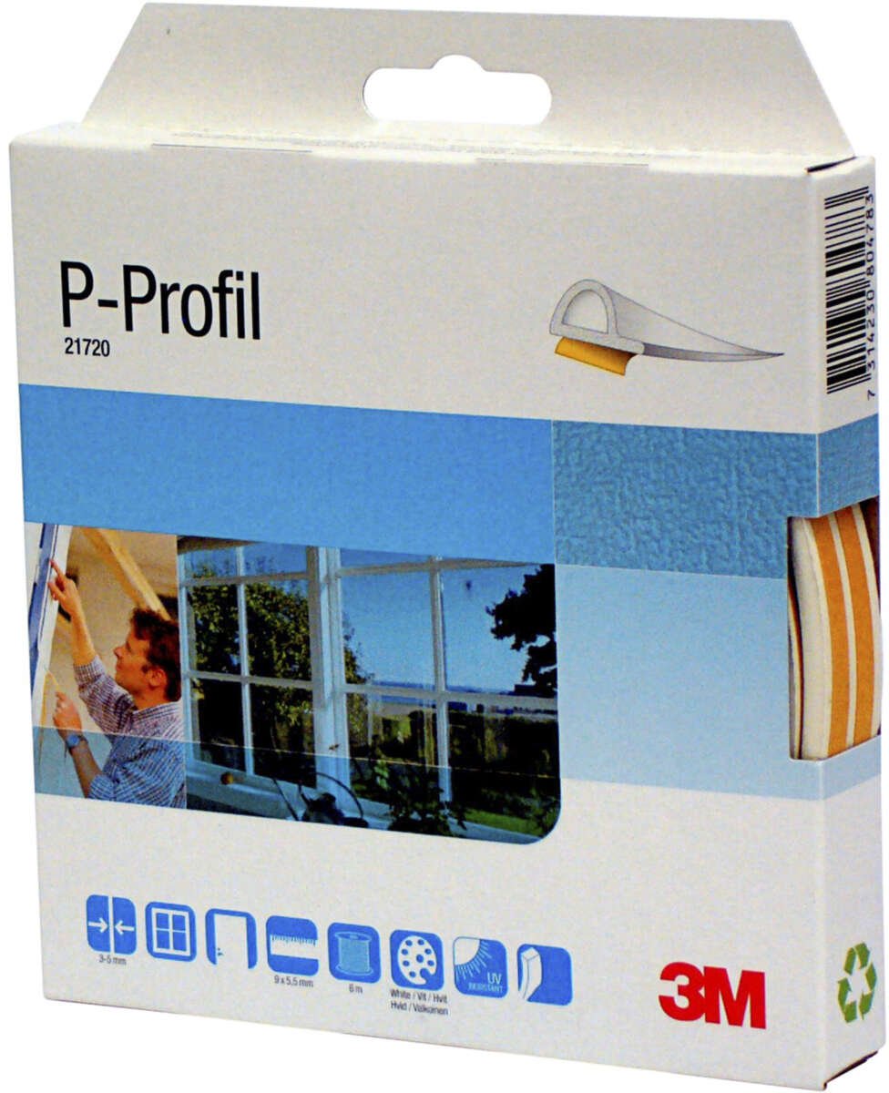 3M™ 21720 P-profil EPDM tetningslist