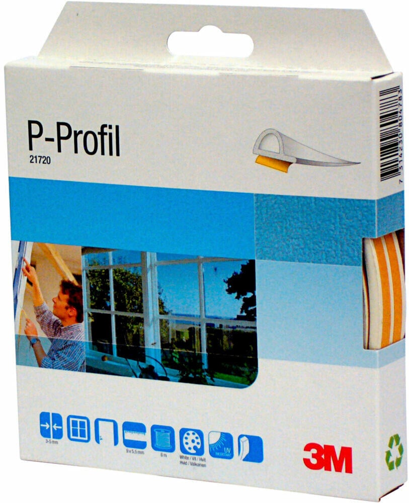 3M™ 21720 P-profil EPDM tetningslist