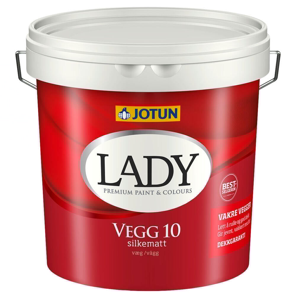 Jotun Lady vegg 10/silkematt interiørmaling