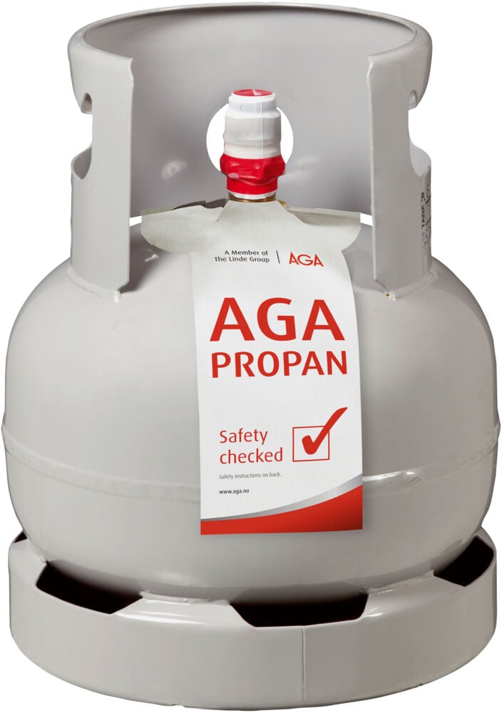 AGA Propan Husholdning gassfylling for stålbeholder