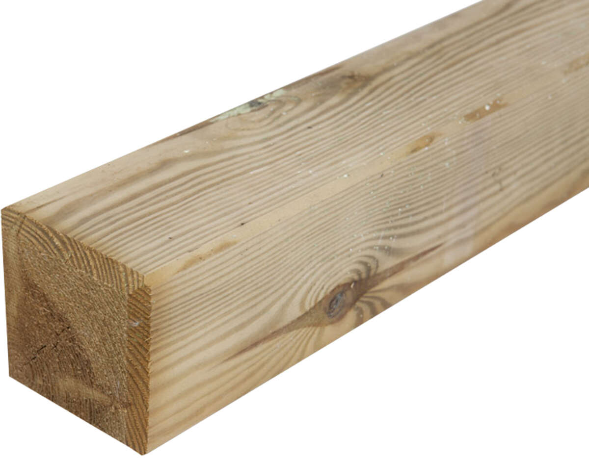 Krifon 90 mm 240 cm Impregnert Stolpe