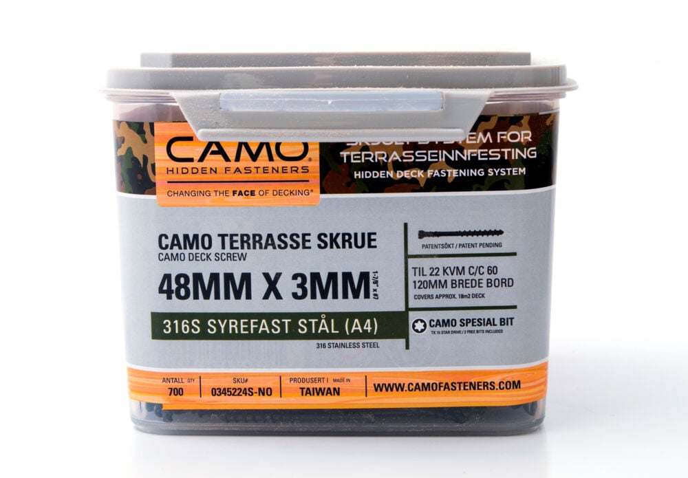 Camo A4 4,2x48 mm freseskrue