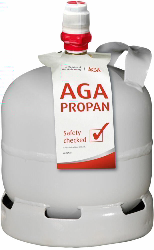 AGA Propan Husholdning gassfylling for stålbeholder