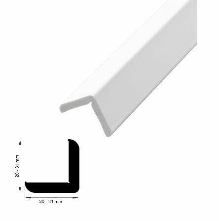 31x31 Vinkellist PVC