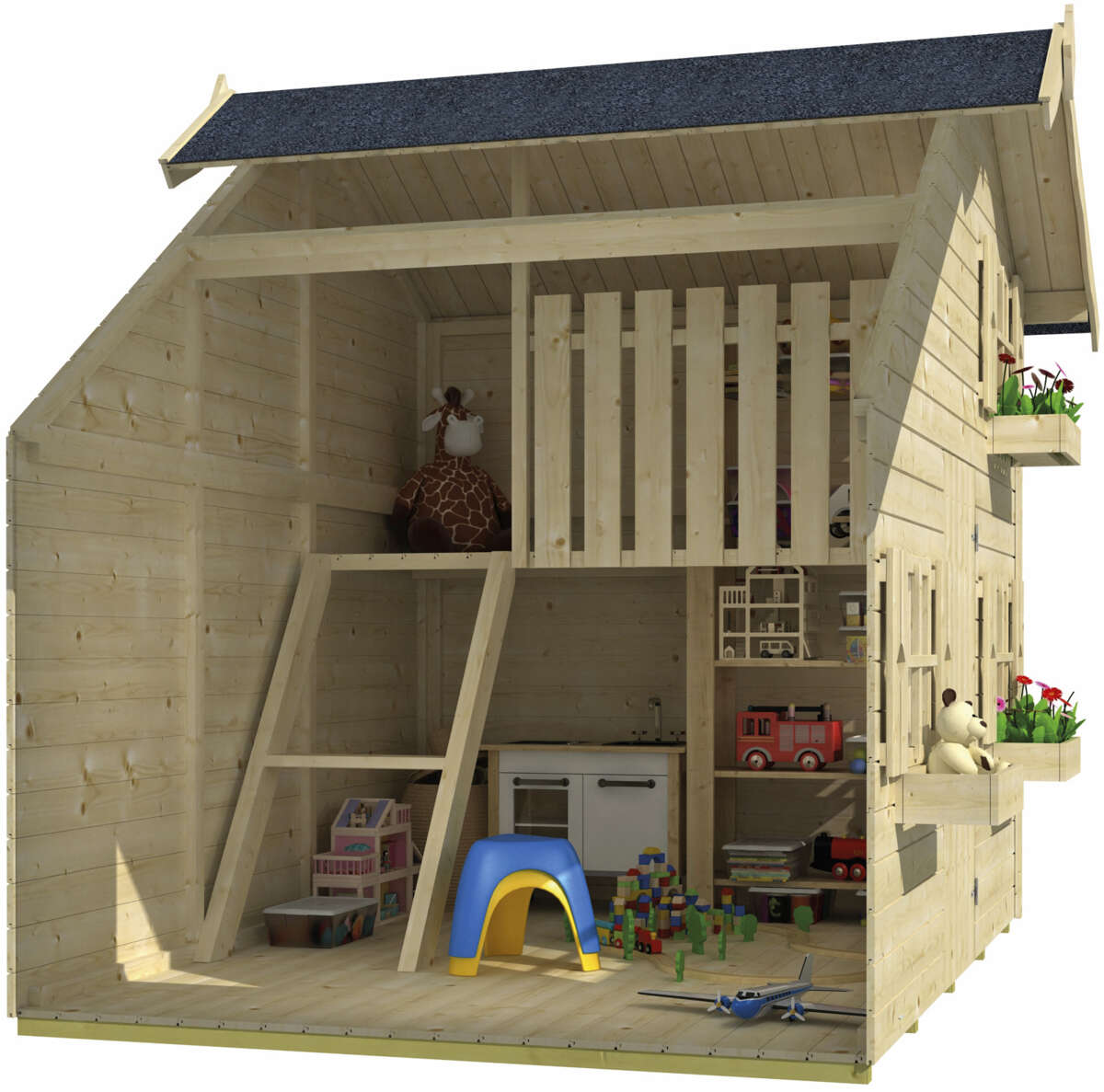 Krifon Rødhette lekehus 4 m²