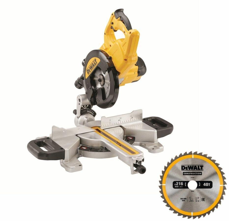 DeWalt DWS773 1300W kapp- og gjærsag