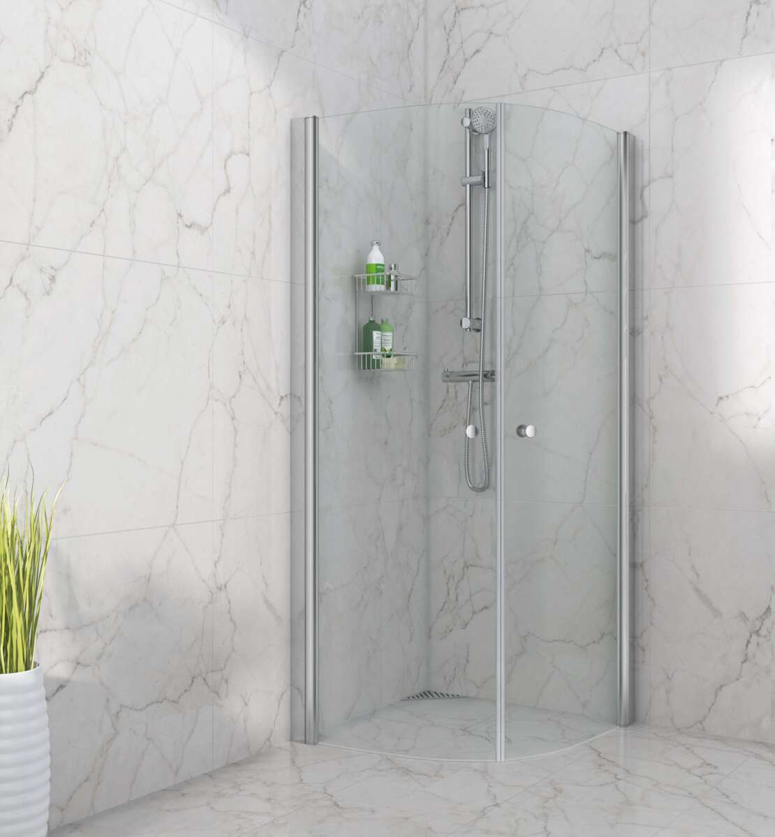 Duxa Harmoni buede dusjdører, 2 stk.