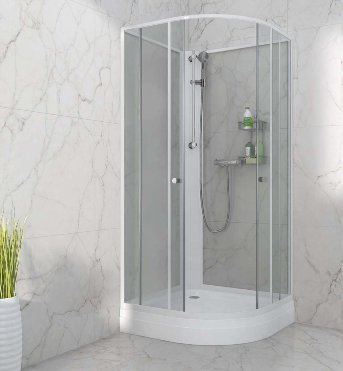 Duxa Silkeborg dusjkabinett