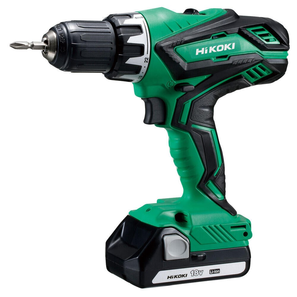 HiKOKI DS18DJL drill m/batteri