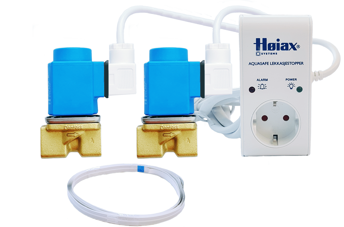 Aquasafe dobbel ½’’ lekkasjestopper