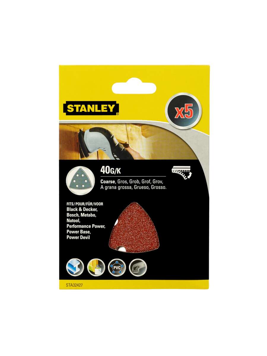 Stanley STA33466 Delta slipepapir 5-pk