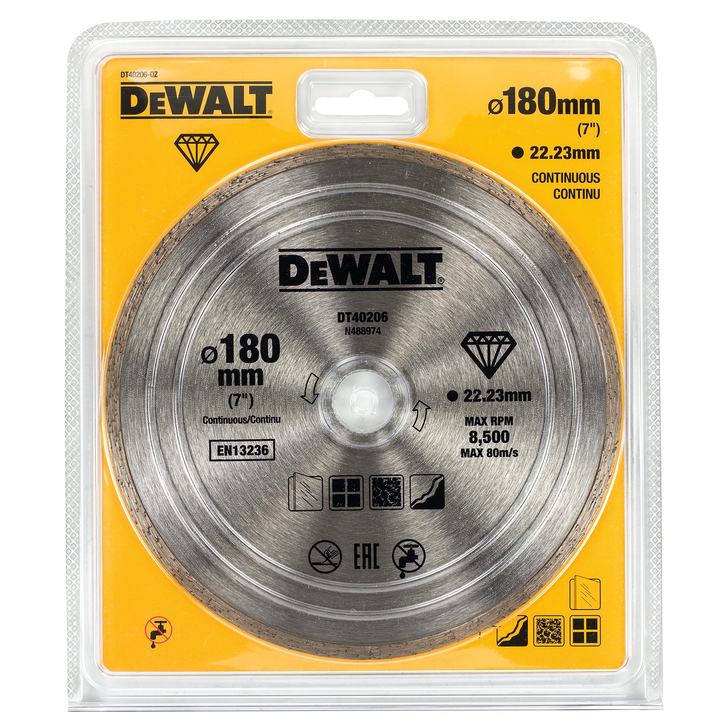 DEWALT DT40206 Kappeskive